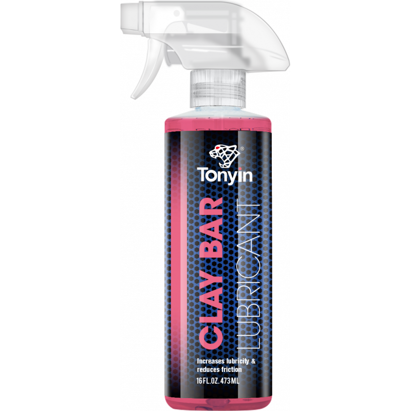 TONYIN, CLAY BAR Lubricant, Gleitspray für Reinigungsknete, siliconölfrei, 473ml