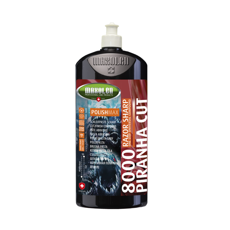 MAXOLEN, Piranha Cut 8000, Schleifpaste scharf, 1L