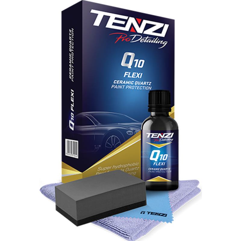 Q10 FLEXI, Ceramic Quartz, Lack Versiegelung. TENZI ProDetailing Set