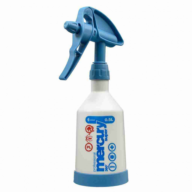 KWAZAR, Mercury Super PRO+, blau, VITON, Sprühflasche, 0,5 Liter