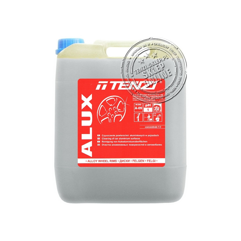 TENZI, ALUX, Edelstahl-, Chrom- und Alu-Felgenreiniger, extra stark, Konzentrat