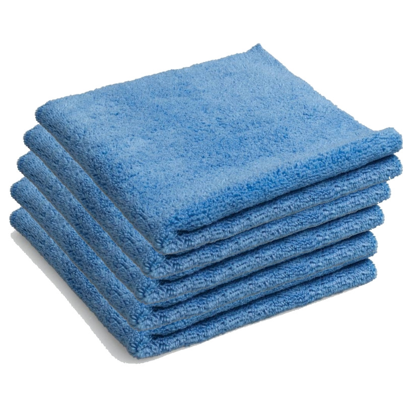 LASER POLISH, Mikrofasertuch blau, 40 x 40cm, 400g, 5Stk.