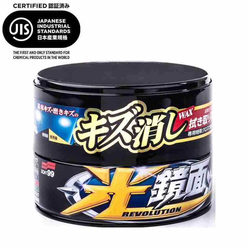 SOFT99, New Scratch Clear Wax, dark, Wachs gegen Kratzer, dunkle Lacke, 200g