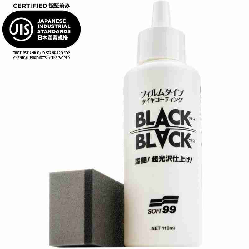 SOFT99, Black-Black, Reifen Schutz und Beschichtung, 110ml